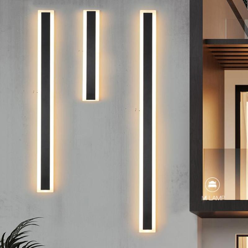 Wall Light – LED Outdoor IP65 Acrylic Panel Linear Design (Vynn)