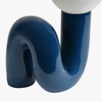 Table Lamp Gittana Sculptural – Curved Resin Base Ambient Light