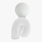 Table Lamp Gittana Sculptural – Curved Resin Base Ambient Light