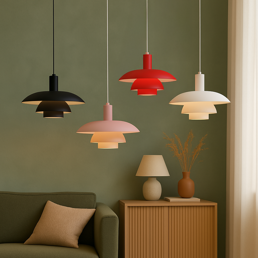 Pendant Light – Scandinavian Danish Style LED Hanging Lamp