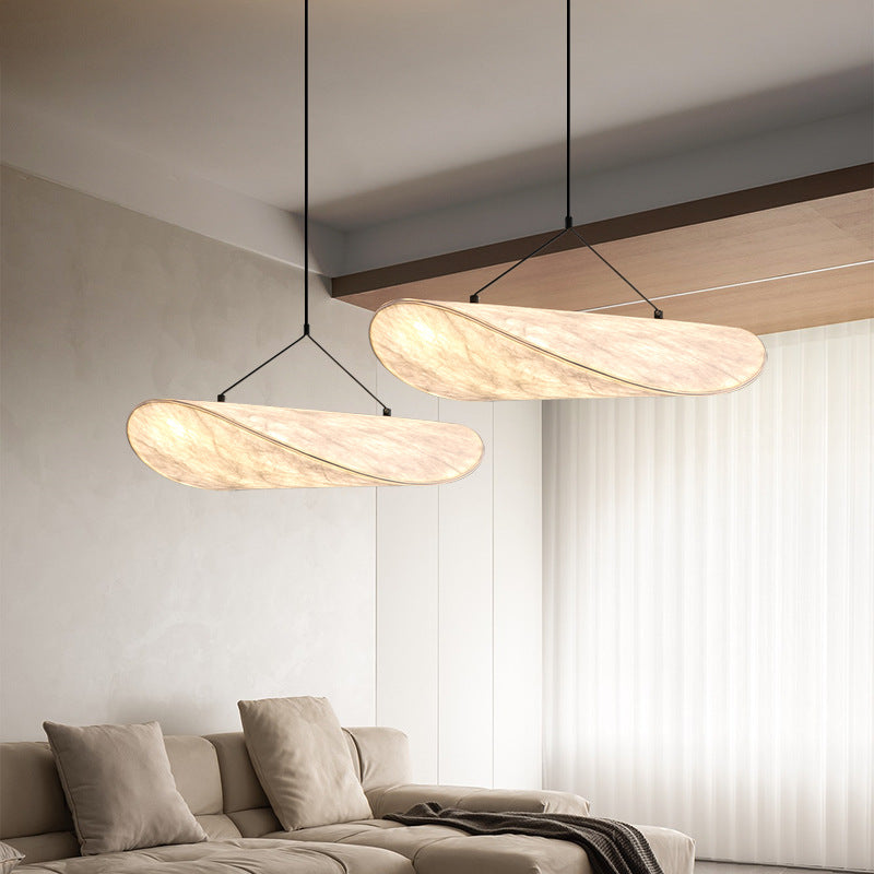 Pendant Light Japandi – Silk LED Hanging Lamp