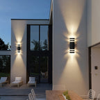 Wall Light Outdoor 2-Way LED Exterior Wall Lamp Black