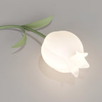 Ceiling Light – Floral LED Lily Lamp in Cream Finish