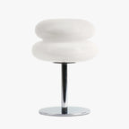 Table Lamp Verdon Stained Glass – Chrome Base Macaron Design Ambient Light