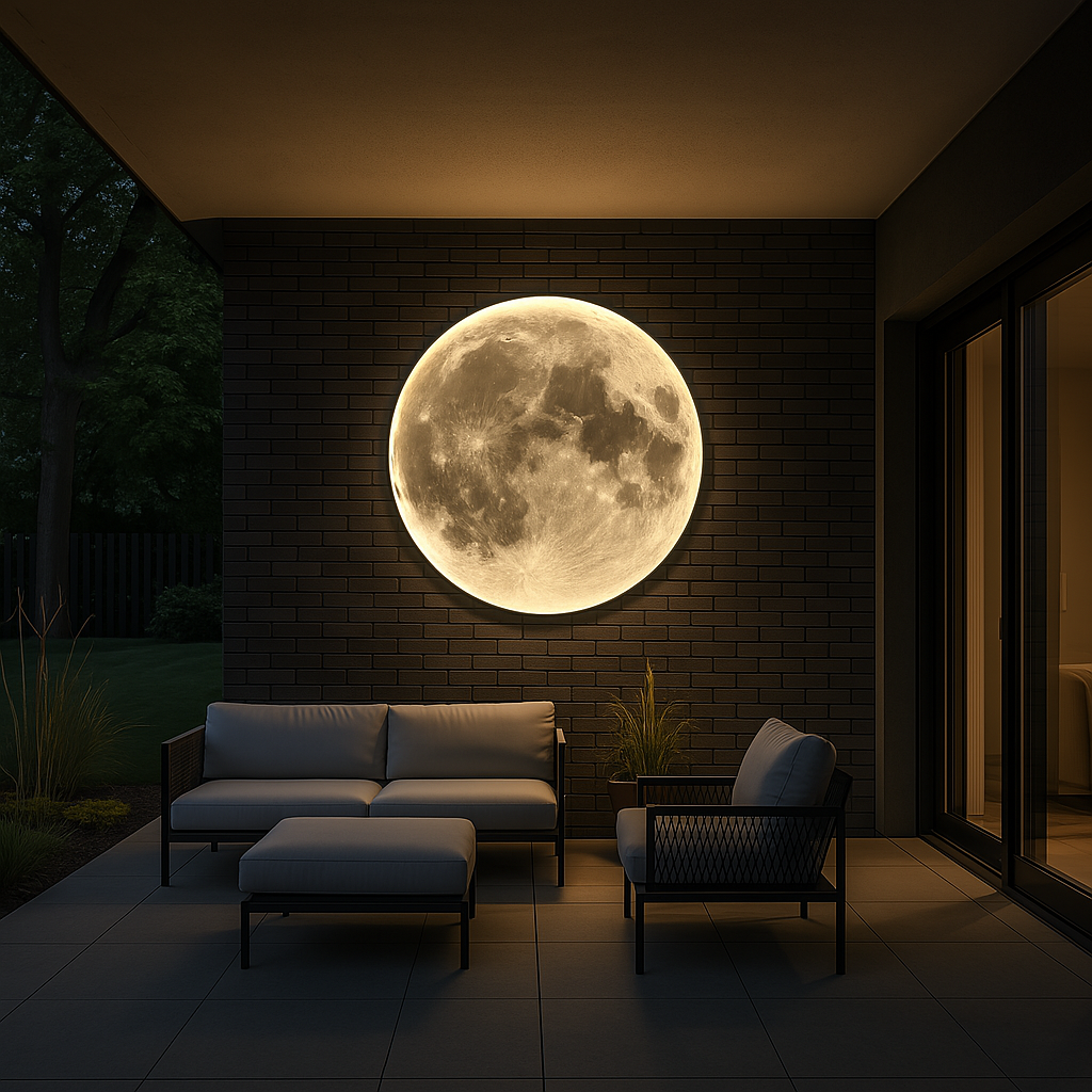 Wall Light - Moon LED Lunar Lamp for Indoor and Outdoor