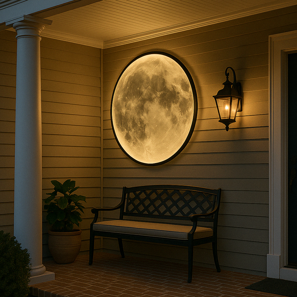 Wall Light - Moon LED Lunar Lamp for Indoor and Outdoor
